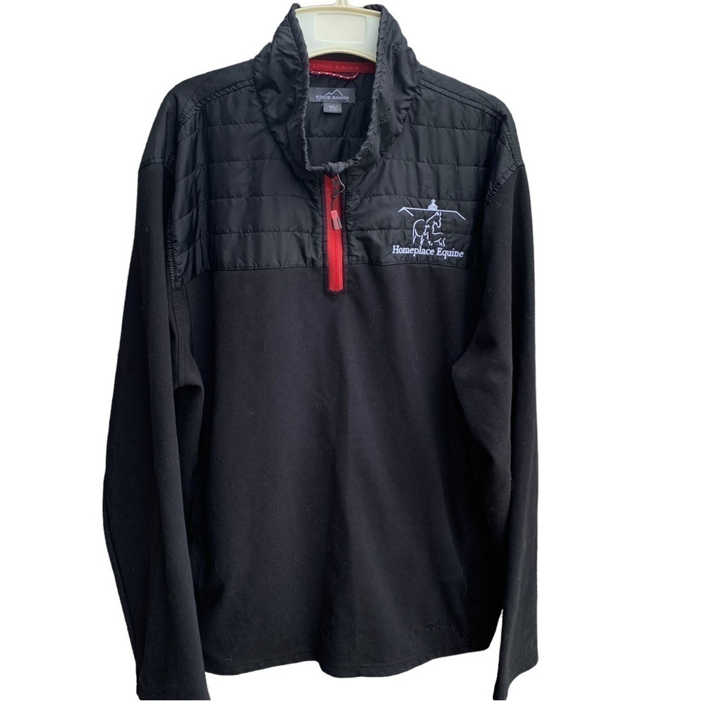 Homeplace Equine Eddie Bauer Pullover 1/4 Zip Jacket Men’s Size XL
